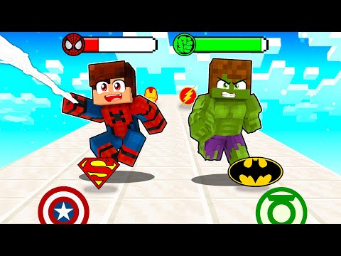 Epicki POŚPIECH! - SUPER HEROS vs SUPER BOHATER w Minecraft!