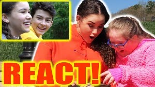 Sarah &amp; Gracie REACT to &quot;Perfect For Me&quot; by Haschak Sisters