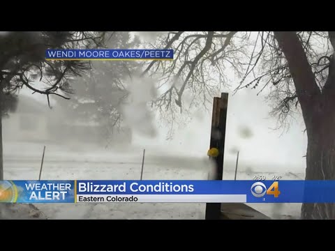 I-70 Closed During Blizzard On Eastern Plains