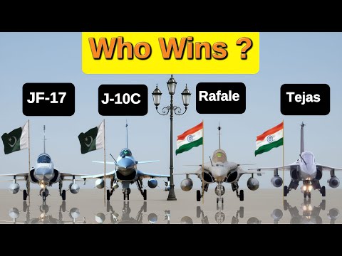 Tejas vs JF-17 vs Rafale vs J-10C | Ultimate 4-Jet Fighter Comparison 🛩️