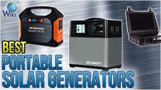 7 Best Portable Solar Generators 2018