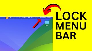 Mac Top Menu Disappearing - How to Lock Menu bar on MacBook?