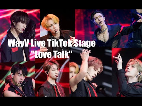 WayV #LiveTikTokStageVoiceOn 200925 "LOVE TALK" Kun Ten Winwin Lucas Xiaojun Hendery Yangyang (HD)