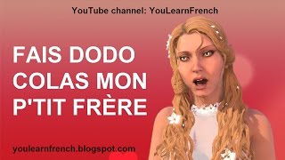 FAIS DODO COLAS MON P'TIT FRÈRE Comptines Chansons pour enfants Paroles English French kids songs