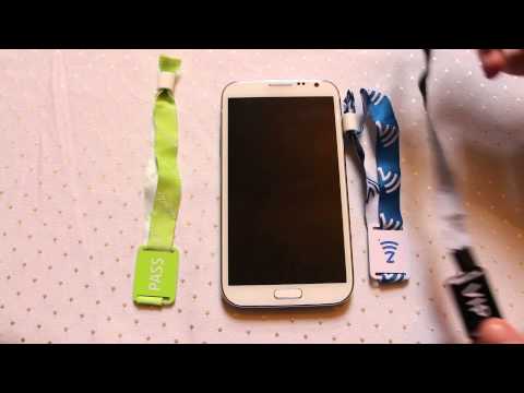 NFC Event Wristbands consumer one use Near Field Communication Note 2- Practical NFC