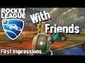 Rocket League With Friends All Vatiwah S Fault Rocket League Gameplay And Best Moments