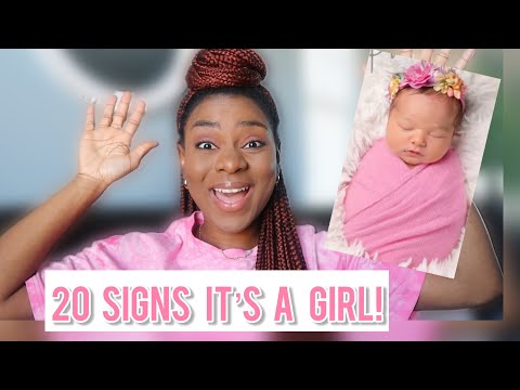 20 Signs And Symptoms You MAYBE Pregnant With A Baby Girl. Myths + Old Wives Tales.