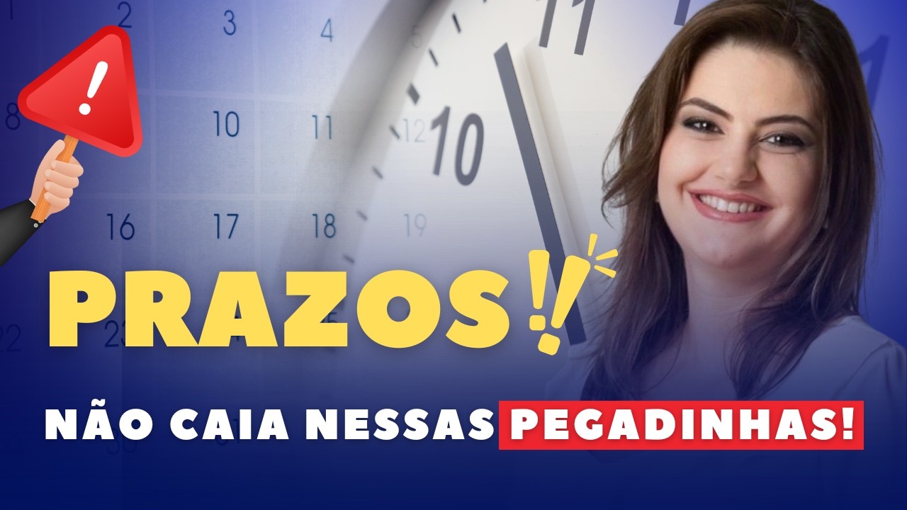 Como contar PRAZO no PROCESSO PENAL sem cair em PEGADINHAS? Aprenda HOJE e NÃO ERRE NUNCA MAIS!
