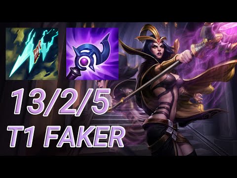 T1 Faker Leblanc Mid VS Zoe | KR Master Patch 13.16