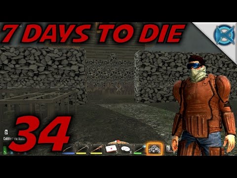 7 Days to Die Alpha 12 Gameplay / Let's Play (S-12) -Ep. 34- "Starting The Outer Wall"