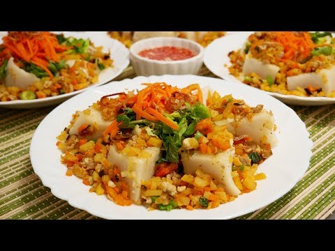 BÁNH ĐÚC MẶN - Cách làm Bánh Đúc nhân Tôm thịt dẻo mềm thơm ngon by Vanh Khuyen