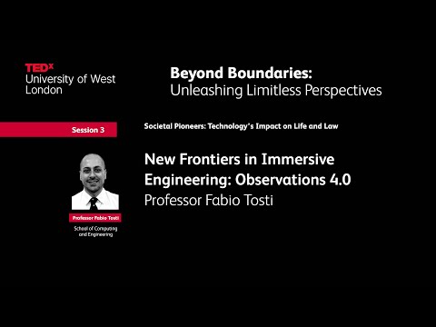 New Frontiers in Immersive Engineering | Fabio Tosti | TEDxUniversity of West London