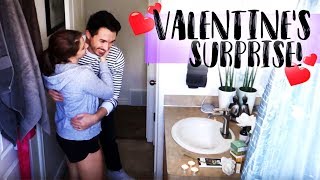 Husband Surprises Wife for Valentine's Day & Her Birthday!