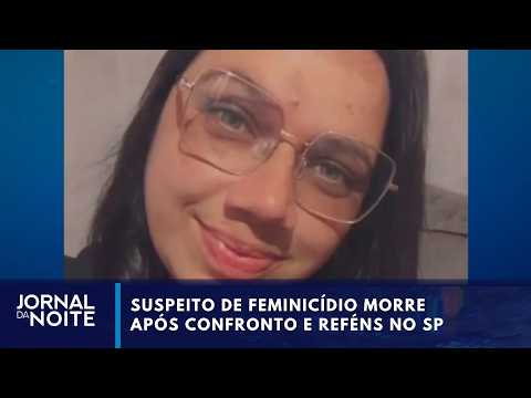 Suspeito de feminicídio morre após confronto e reféns no SP | Jornal da Band