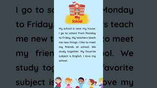 Topic: My school. #studyenglish #english