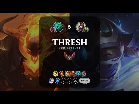 Thresh Support vs Lulu - NA Grandmaster Patch 13.3