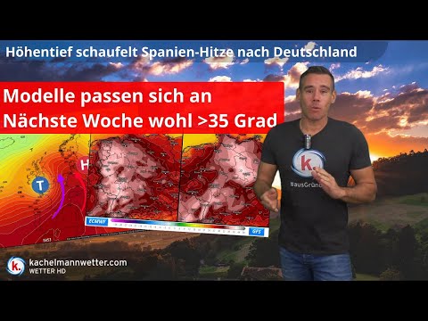 Große Hitze mit ü35°C kommt wohl nächste Woche