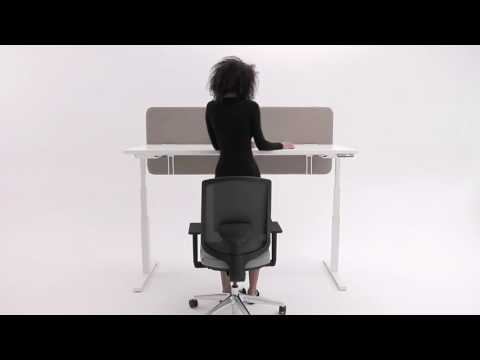 Bureau assis-debout motorisé réglable en hauteur avec une manivelle ou électriquement - DRIVE_9