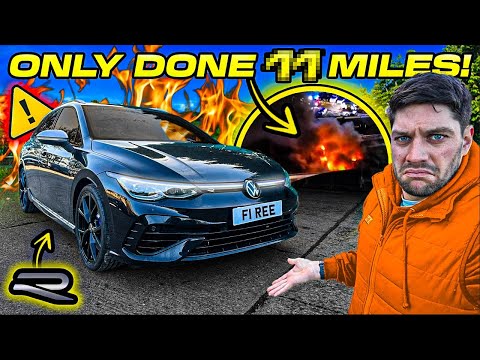I BOUGHT A FIRE DAMAGED VW GOLF R MK8 BRAND NEW!!…