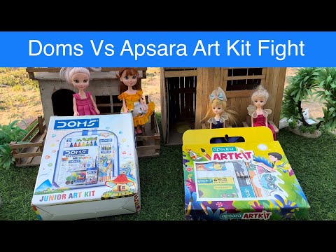 Doms Vs Apsara Art Kit Fight#doms