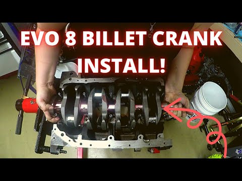 INSTALLING EVO 8 BILLET CRANK! 4g63t REBUILD CONTINUES! | Amanda Rae Jean