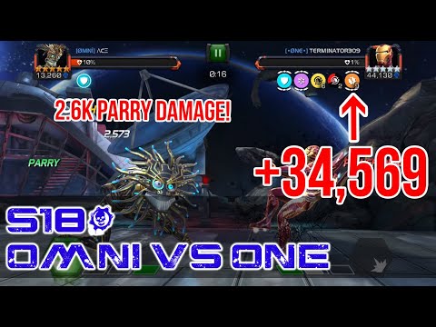 [AW] OMNI vs ONE! INSANE BLOCK DAMAGE D=  _ Marvel Contest of Champions