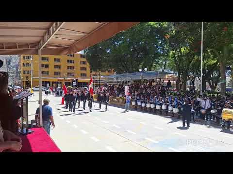 DESFILE CÍVICO INSTITUCIONAL POR EL 197 ANIVERSARIO DE LA GUE LEONCIO PRADO DE HUÁNUCO