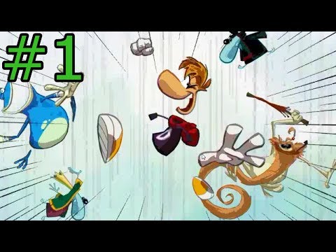 ТАМ ДЖУНГЛИ... | Rayman Origins #1