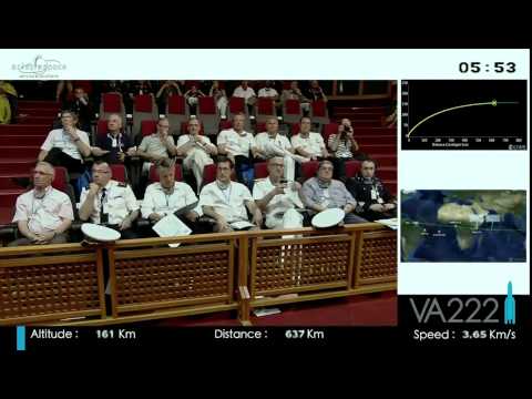 Ariane 5 ECA - VA222 Launch - Thor-7 & Sicral-2 - April 26, 2015