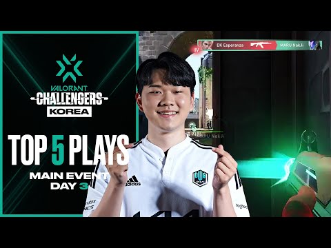 DK Esperanza | Top 5 Plays of Challengers KR - Main Event Day 3
