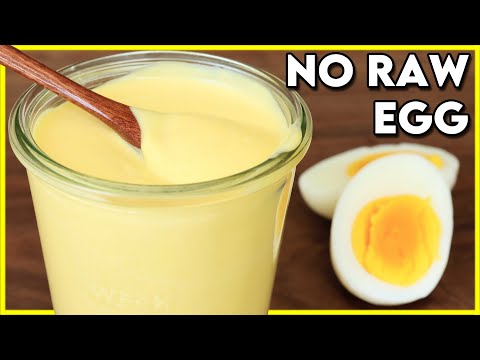 Boiled Egg Mayonnaise | Smooth, Creamy, Less Oil and No Raw Eggs!