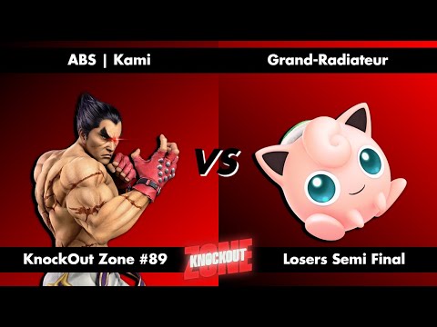 KnockOut Zone #89 - SSBU Losers Semi Final - Kami (Kazuya) vs Grand-Radiateur (Jigglypuff)