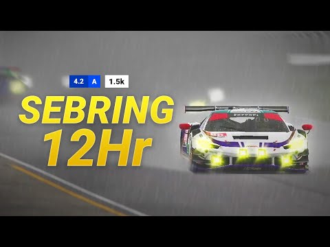 Ich habe das iRacing Sebring 12Hr ausprobiert … (2024)