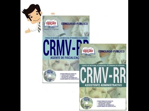 Apostilas CRMV-RR 2016 - Agente Fiscalização e Assistente Administrativo