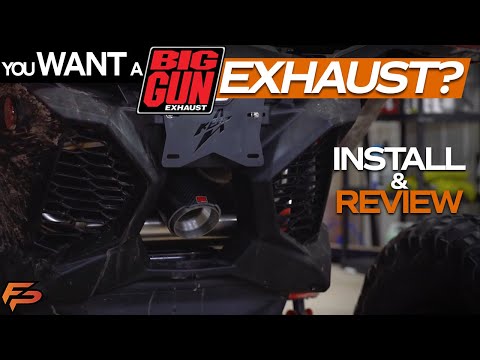 Big Gun Slip on Exhaust Install and Review | 2021 Can-Am Maverick X3 DS Turbo