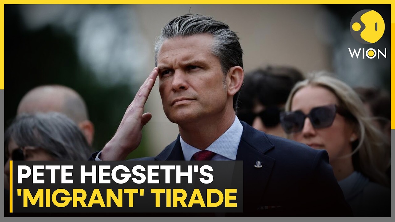 US Secretary of War Pete Hegseth Speaks at D-Day Anniversary Event | WION News
