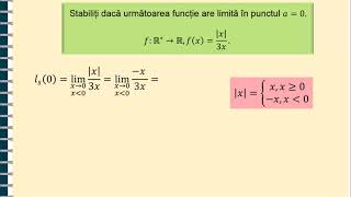 Limite de funcții 2