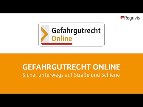 Gefahrgutrecht Online - Reguvis
