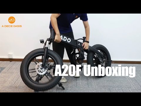 ADO A20F Foldable Fat eBike - unboxing video #ADOsupport