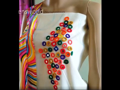 churidar hand stitching designs