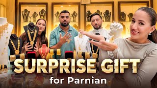 Gold Surprise for Parnian | Hila & Massi Return to Holland with a Gift | گردنبند طلا برای پرنیان