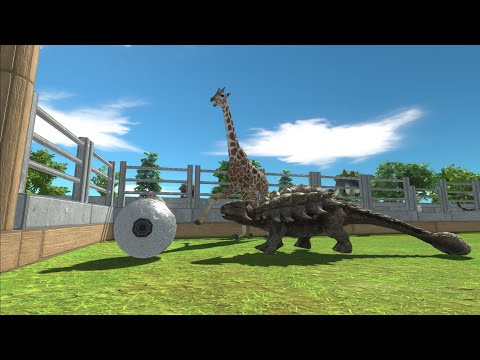 3v3 SOCCER | Mammals VS Herbivorous Dinosaurs  Playing Football ARBS Animal Revolt Battle Simulator