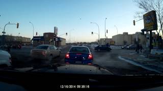 Guy running after light turned green