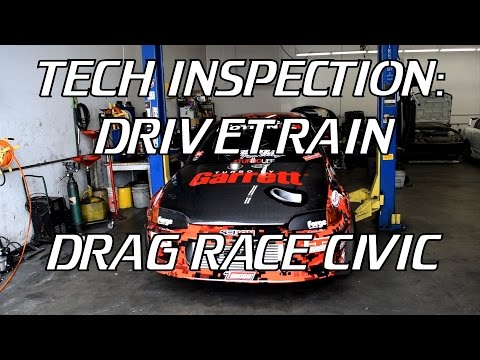 1000+ HP K24 Turbo Drag Civic Driveline- Tech Inspection