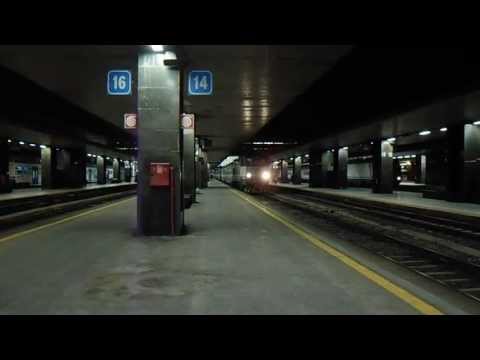 E656.018 in partenza con l' IC 595 Trieste Centrale - Napoli Centrale