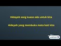 Hidayah Lirik Twenty Ost Hidayah