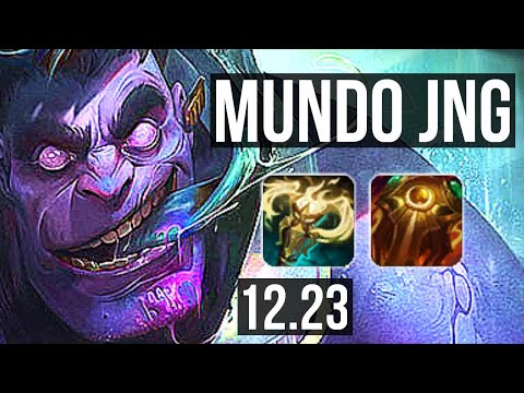 MUNDO vs EKKO (JNG) | 6/1/8, 69% winrate, Rank 10 Mundo, Dominating | KR Master | 12.23