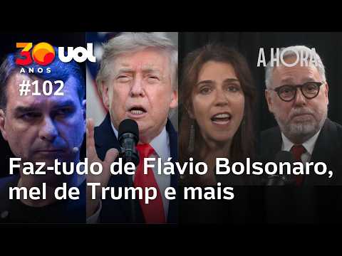 Flávio Bolsonaro, Figueiredo e a crise com Michelle; sanções dos EUA e+|A Hora com Toledo e Bilenky