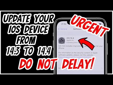 How to Update your iPhone Ipad to iOS 14.4 in 2021 | Urgent Apple Security Update - Do it now!