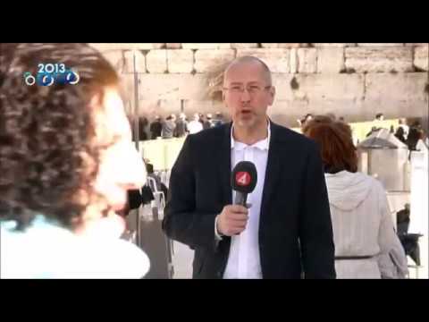 Swedish Reporter gets interrupted by screaming Female